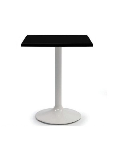 Mesa CRISS, base de 73 cms y tapa de 60x60 cms. Colores a elegir