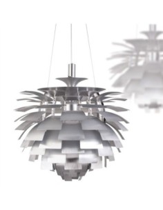 Lámpara ARTIC, aluminio, plata, 60 cms. de diámetro