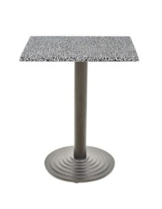 Mesa EBRO, negra, base de 72 cms y tapa de 60x60 cms. Color a elegir