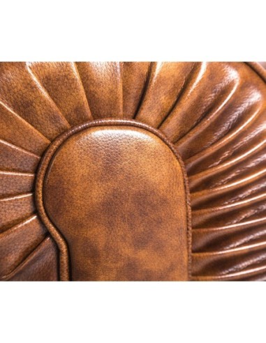 Sofá CHESTER, 3 plazas, similpiel cuero viejo