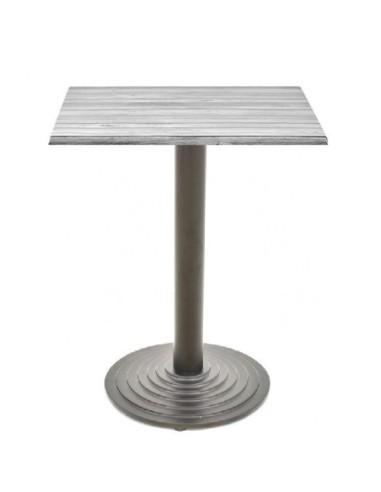 Mesa EBRO, negra, base de 72 cms y tapa de 80x80 cms. Color a elegir
