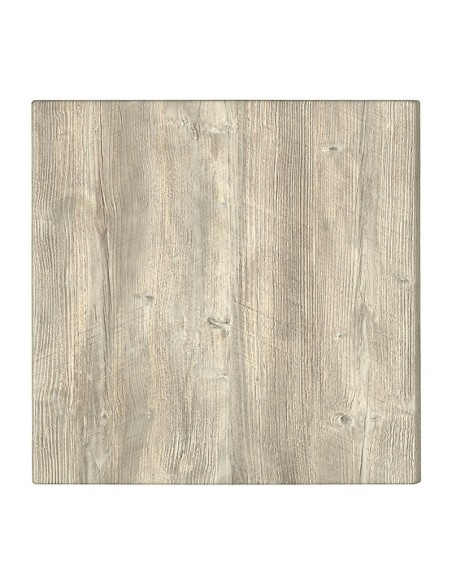 Mesa KARNAK, acero inox., tapa de 70x70 cms. Color a elegir