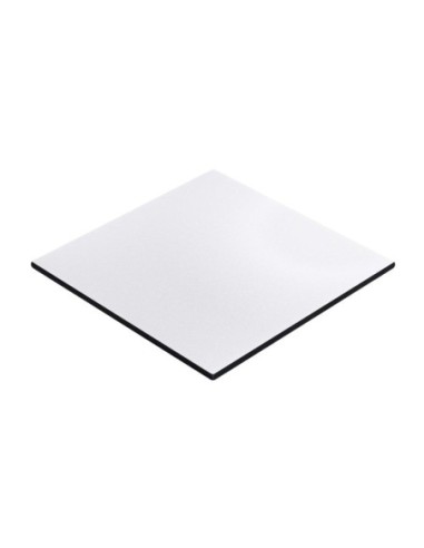 Mesa KARNAK, acero inox., tapa de 70x70 cms. Color a elegir