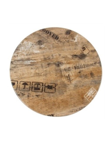 Mesa LUXOR, acero inox., tapa de 60 cms. Color a elegir