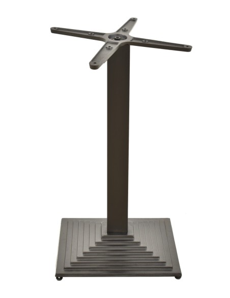 Base de mesa ELBA, negra, base de 44x44 cms, altura 72 cms