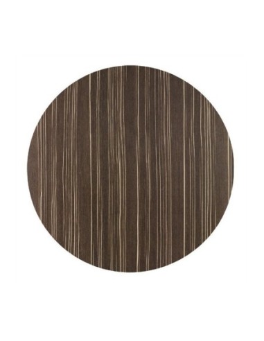 Mesa KARNAK, acero inox., tapa de 70 cms. Color a elegir