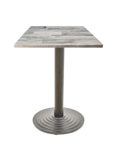 Mesa EBRO, negra, base de 72 cms y tapa de 80x80 cms. Color a elegir