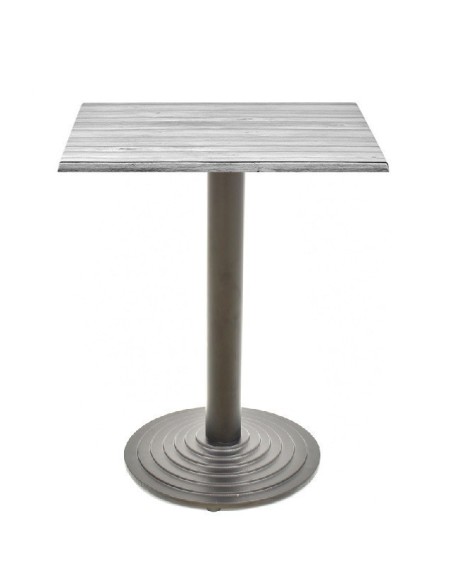 Mesa EBRO, negra, base de 72 cms y tapa de 80x80 cms. Color a elegir