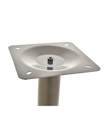 Base de mesa RÓDANO, alta, fundición, negra, base de 58 x 58 cms, altura 110 cms