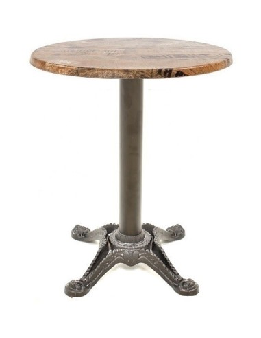 Mesa RODANO, negra, base de 75 cms y tapa de 60 cms. Color a elegir