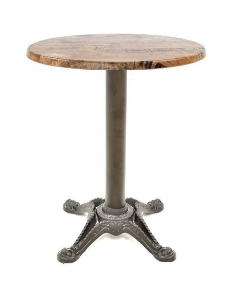 Mesa RODANO, negra, base de 75 cms y tapa de 60 cms. Color a elegir