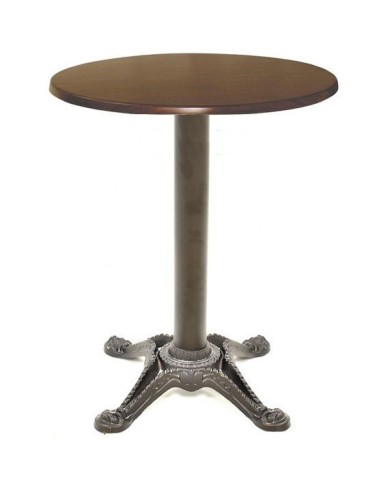 Mesa RODANO, negra, base de 75 cms y tapa de 70 cms. Color a elegir