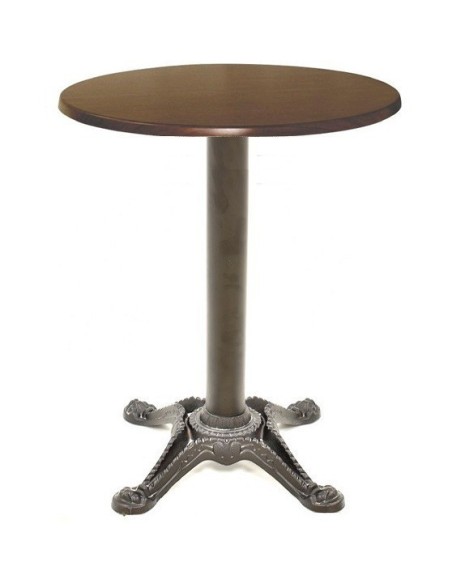 Mesa RODANO, negra, base de 75 cms y tapa de 70 cms. Color a elegir