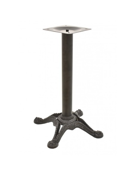 Mesa RODANO, negra, base de 75 cms y tapa de 60x60 cms. Color a elegir