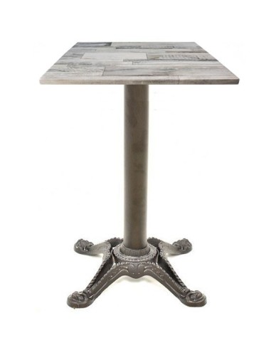 Mesa RODANO, negra, base de 75 cms y tapa de 70x70 cms. Color a elegir