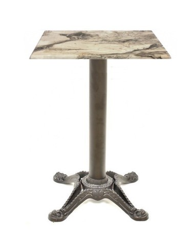 Mesa RODANO, negra, base de 75 cms y tapa de 70x70 cms. Color a elegir