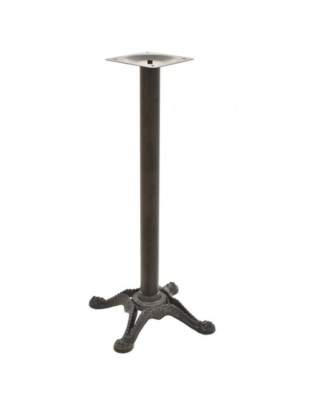 Mesa alta RODANO, negra, base 110 cms y tapa de 60 cms. Color a elegir