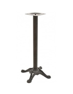 Mesa alta RODANO, negra, base 110 cms y tapa de 70 cms. Color a elegir 2