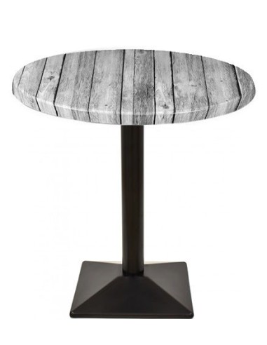 Mesa SOHO, negra, base de 72 cms y tapa de 70 cms. Color a elegir