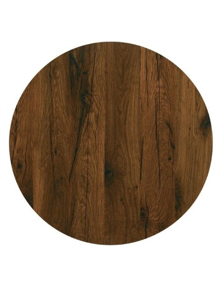 Tablero de mesa Werzalit-SM, ROBLE ANTIGUO 316, 60 cms de diámetro*.