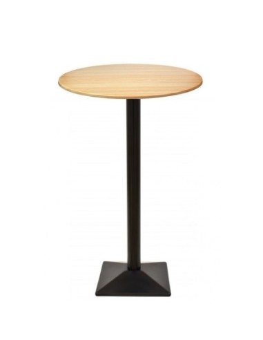Mesa SOHO, alta, negra, base de 110 cms y tapa de 60 cms. Color a elegir