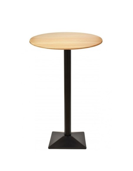 Mesa SOHO, alta, negra, base de 110 cms y tapa de 60 cms. Color a elegir