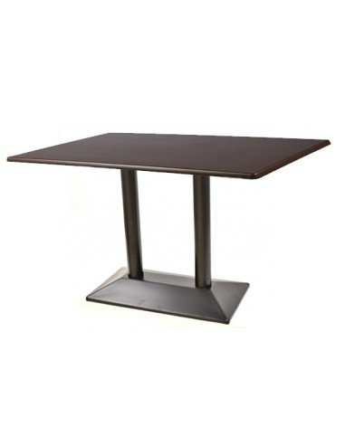 Mesa SOHO, negra, base rectangular y tapa de 110 x 70 cms. Color a elegir