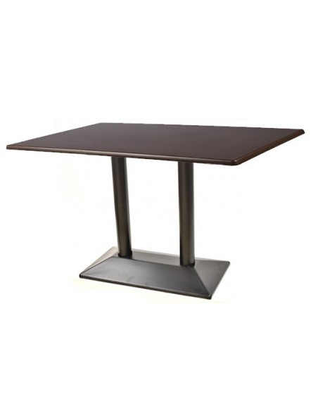 Mesa SOHO, negra, base rectangular y tapa de 110 x 70 cms. Color a elegir