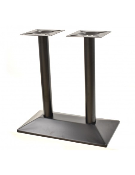 Mesa SOHO, negra, base rectangular y tapa de 120x80 cms. Color a elegir