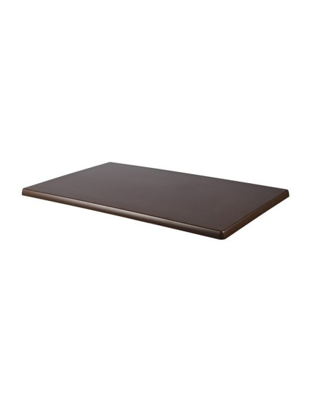 Mesa SOHO, alta, negra, base rectangular y tapa de 110x70 cms. Color a elegir