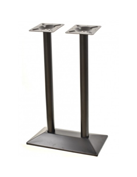 Mesa SOHO, alta, negra, base rectangular y tapa de 120x80 cms. Color a elegir