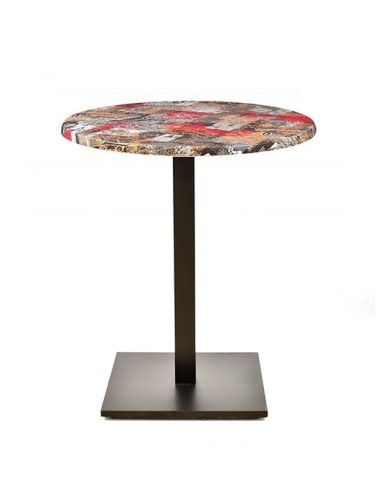 Mesa BEVERLY, base de 72 cms y tapa de 60 cms. Color a elegir