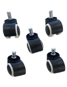 Pack de 5 Ruedas blandas BUDA, Diam.50 P.11 2