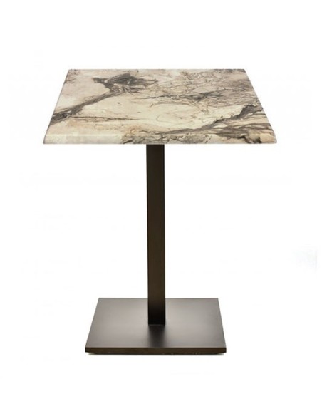 Mesa BEVERLY, base de 72 cms y tapa de 70x70 cms. Color a elegir