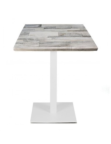 Mesa BEVERLY, negra, base de 72 cms y tapa de 80x80 cms. Color a elegir