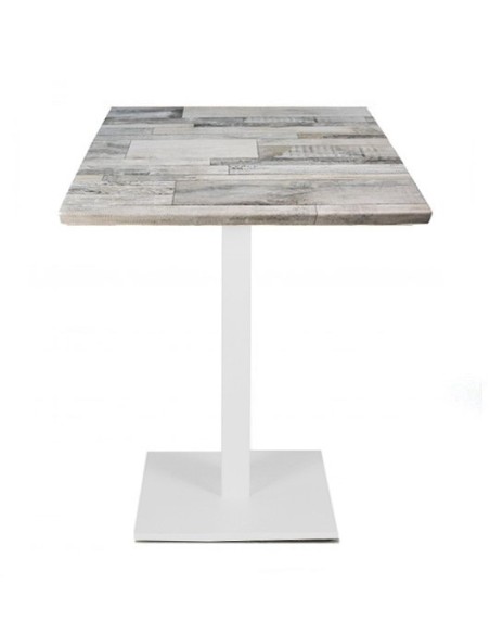 Mesa BEVERLY, negra, base de 72 cms y tapa de 80x80 cms. Color a elegir
