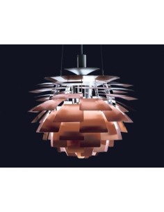 Lámpara ARTIC, aluminio, cobre, 70 cms. de diámetro