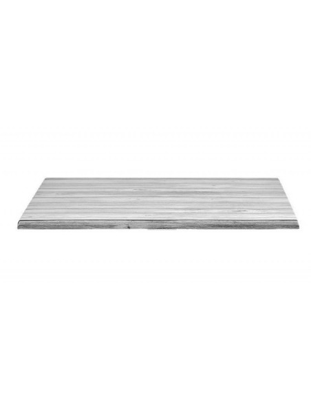 Mesa BEVERLY, alta, negra, base rectangular de 115 cms y tapa de 110x70 cms. Color a elegir
