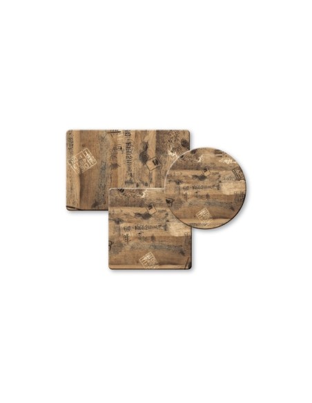 Mesa BEVERLY, alta, negra, base rectangular de 115 cms y tapa de 120x80 cms. Color a elegir