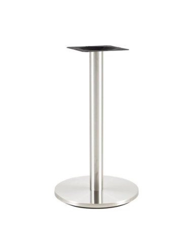 Mesa BENAGIL, acero inoxidable, base de 72 cms y tapa 80 x 80 cms. Color a elegir