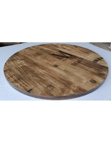 Mesa EIFFEL NEW, aluminio, 3 pies, negra, base de 70 cms y tapa 60 cms. Color a elegir