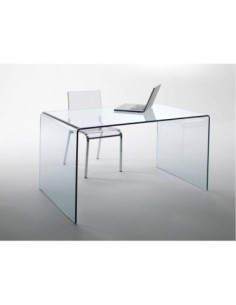 Mesa CONCORD NEW, cristal curvado, 150 x 80 cms 2