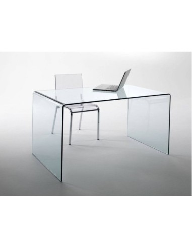 Mesa CONCORD NEW, cristal curvado, 150 x 80 cms