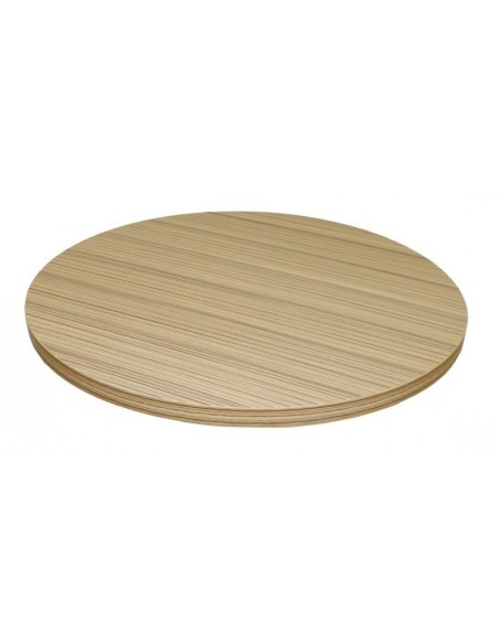 Mesa EIFFEL NEW, alta, aluminio, 4 pies, negra, base de 108 cms y tapa 60 cms. Color a elegir