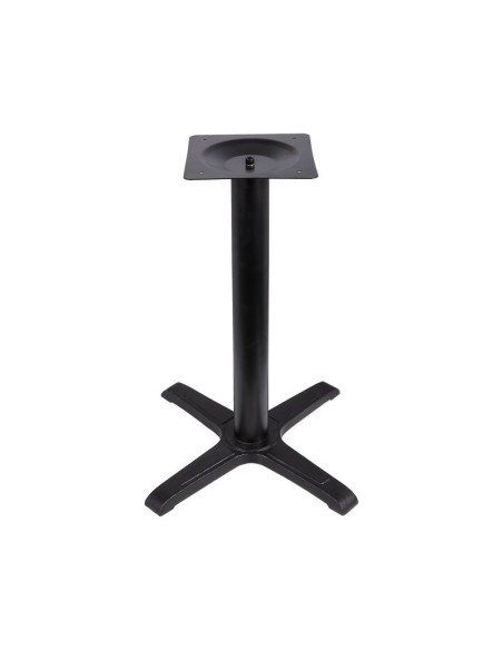 Mesa CARIBE, negra, base de 72 cms y tapa de 70 x 70 cms. Color a elegir