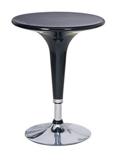 Mesa PANAMÁ ( L ), regulable en altura, abs negro