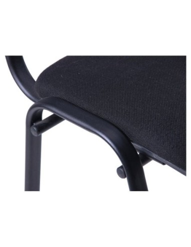 Silla NIZA NEW AM, chasis epoxi negro, tejido A1, color negro