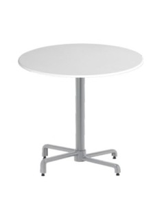 Mesa BAHIA, abatible, plata, base de 72 cms y tapa 60 cms. Color a elegir