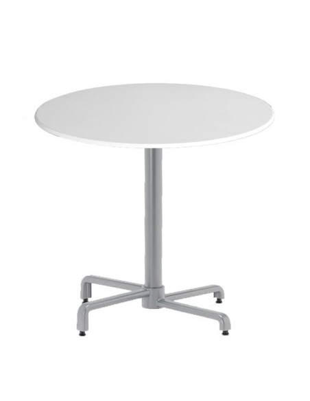 Mesa BAHIA, abatible, plata, base de 72 cms y tapa 60 cms. Color a elegir