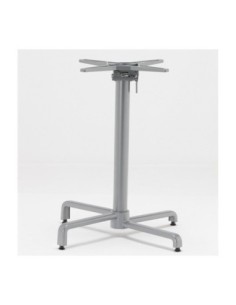 Mesa BAHIA, abatible, plata, base de 72 cms y tapa 60 cms. Color a elegir 2